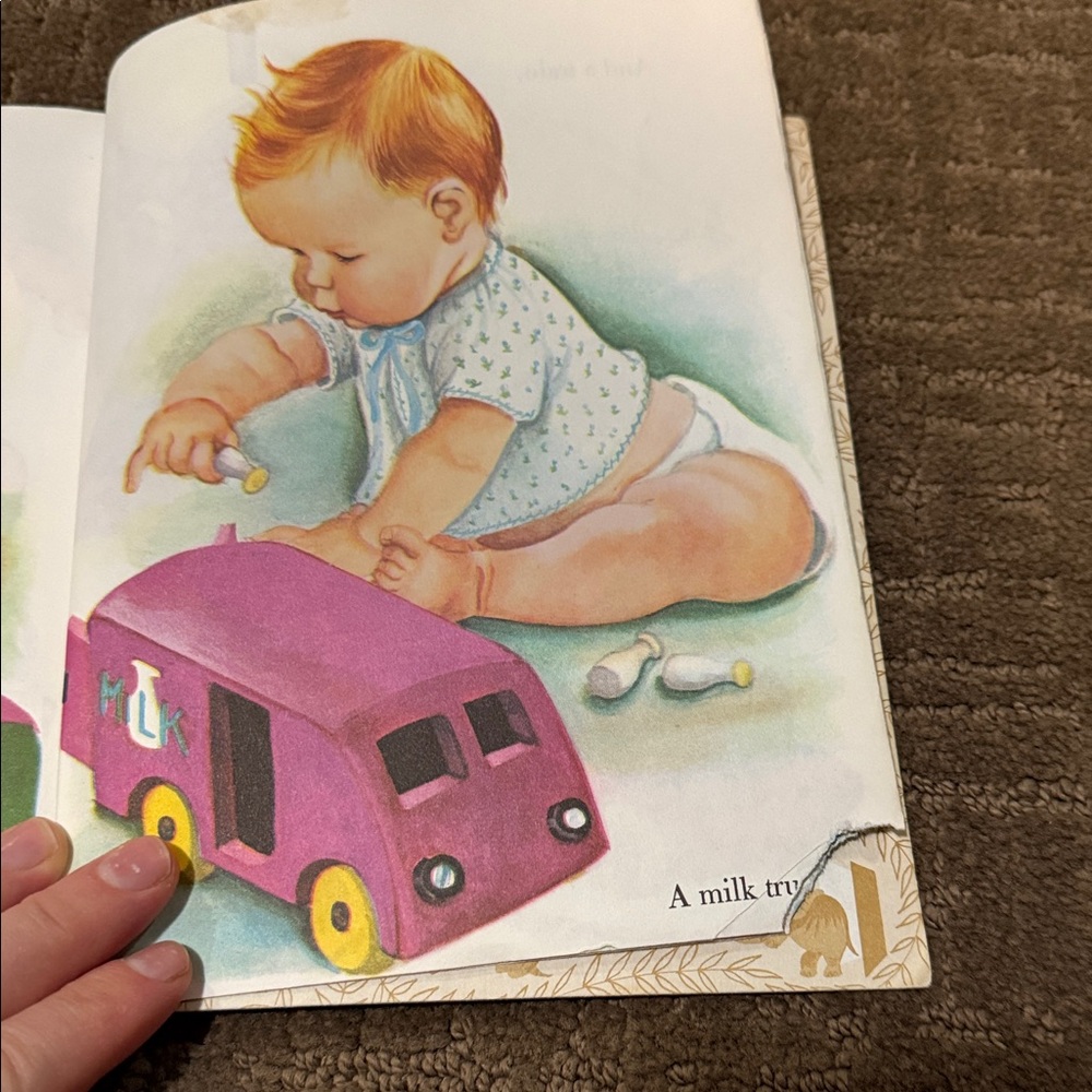 Vintage 1959 Classic Children's Book Baby's Christmas Little Golden - Picture 15 of 16